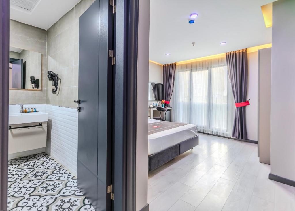 Postel nebo postele na pokoji v ubytování Intercity Hotel Istanbul Airport