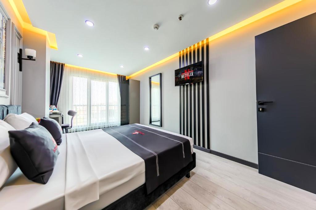 Postel nebo postele na pokoji v ubytování Intercity Hotel Istanbul Airport