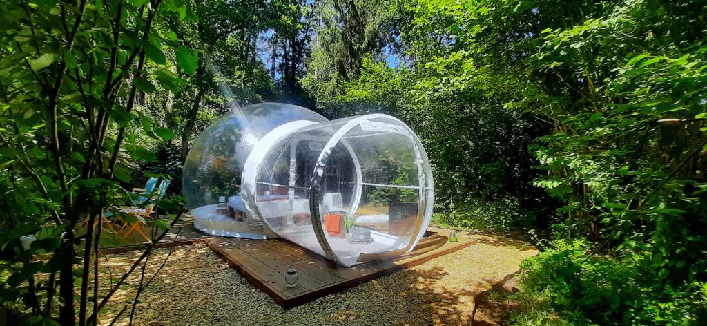 Zahrada ubytování La Bulle d'Haut
