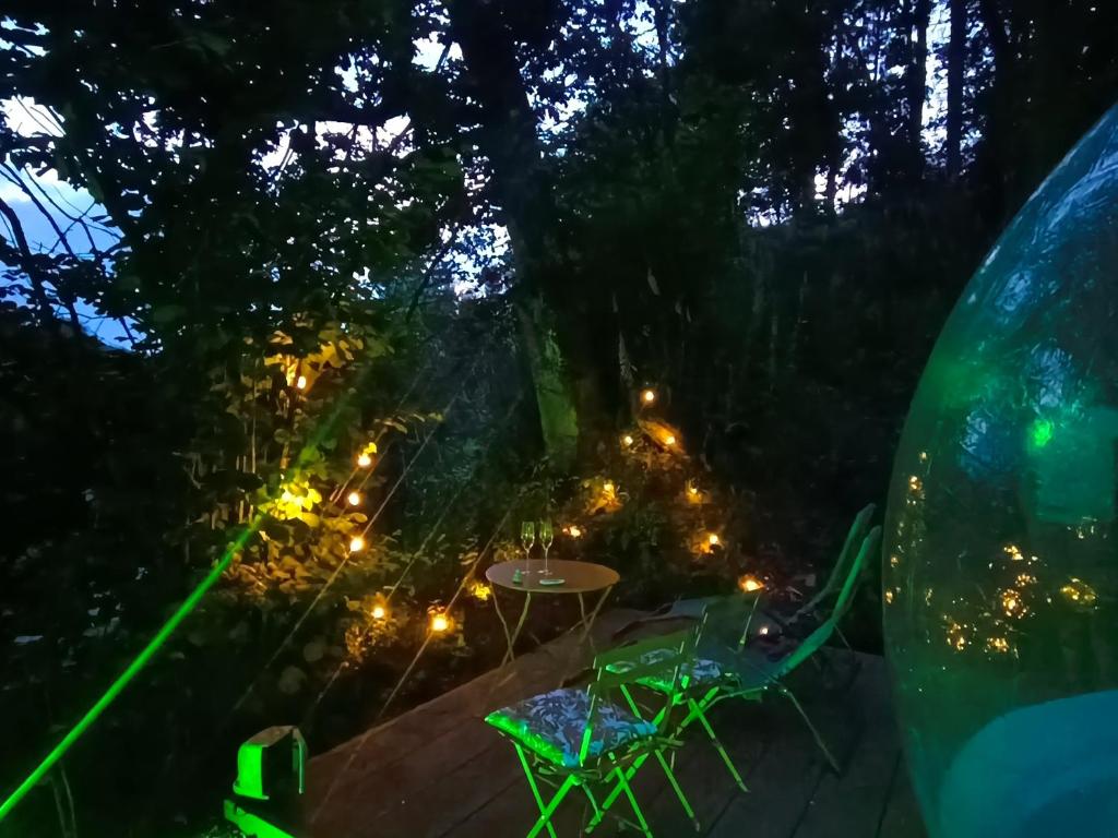 Zahrada ubytování La Bulle d'Haut