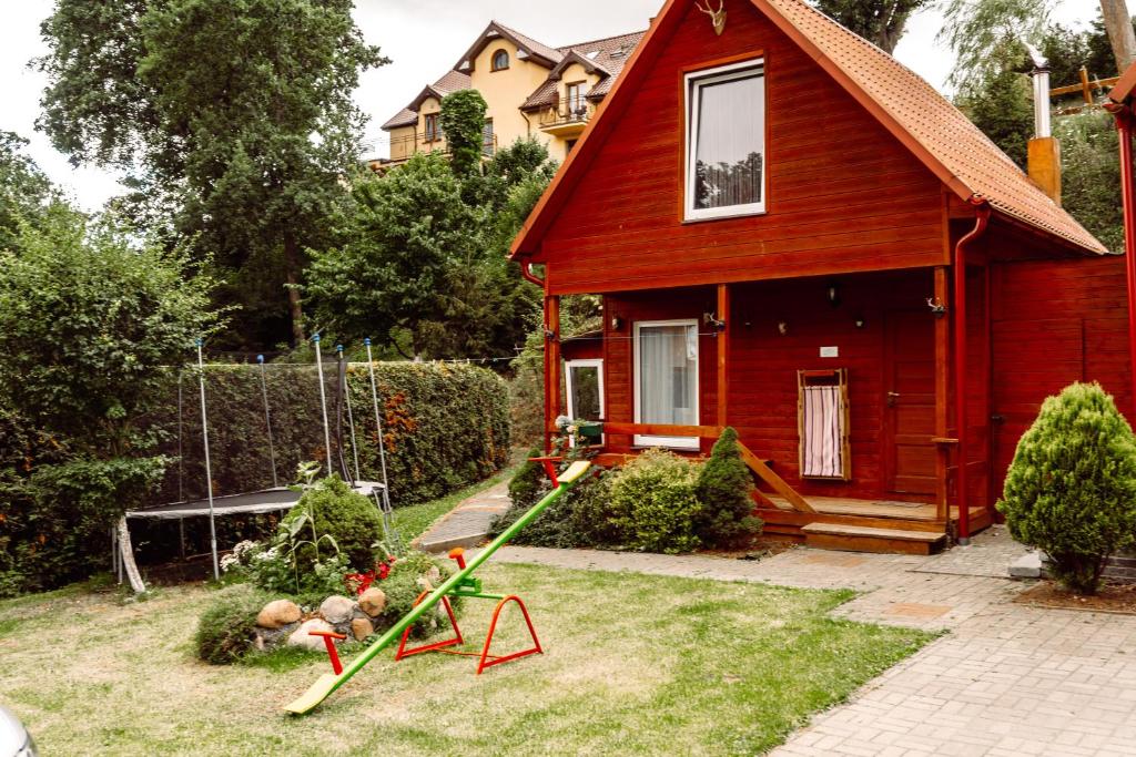 Zahrada ubytování Domki Ranczo w Dolinie