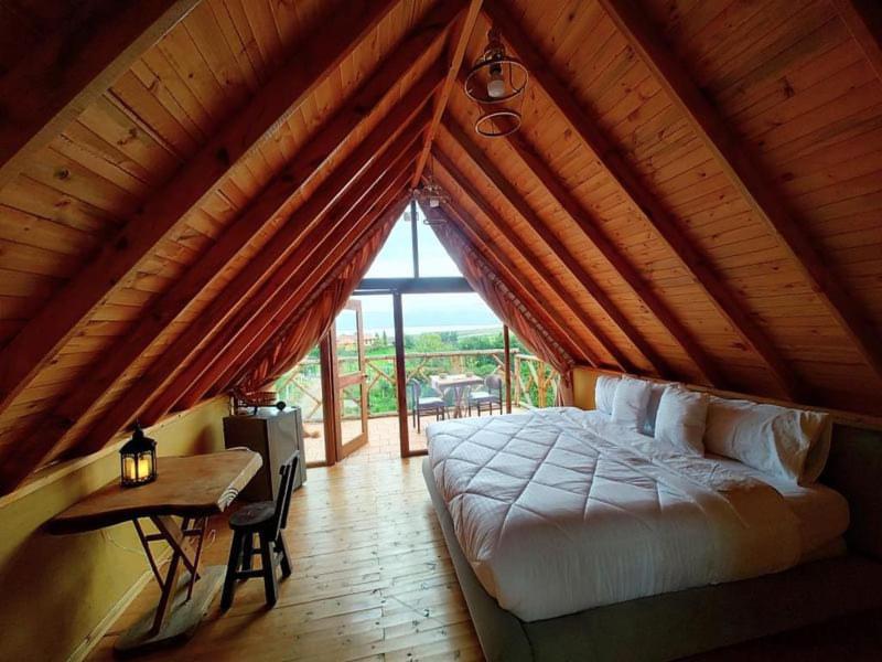 Ένα ή περισσότερα κρεβάτια σε δωμάτιο στο Glamping Guarupaque