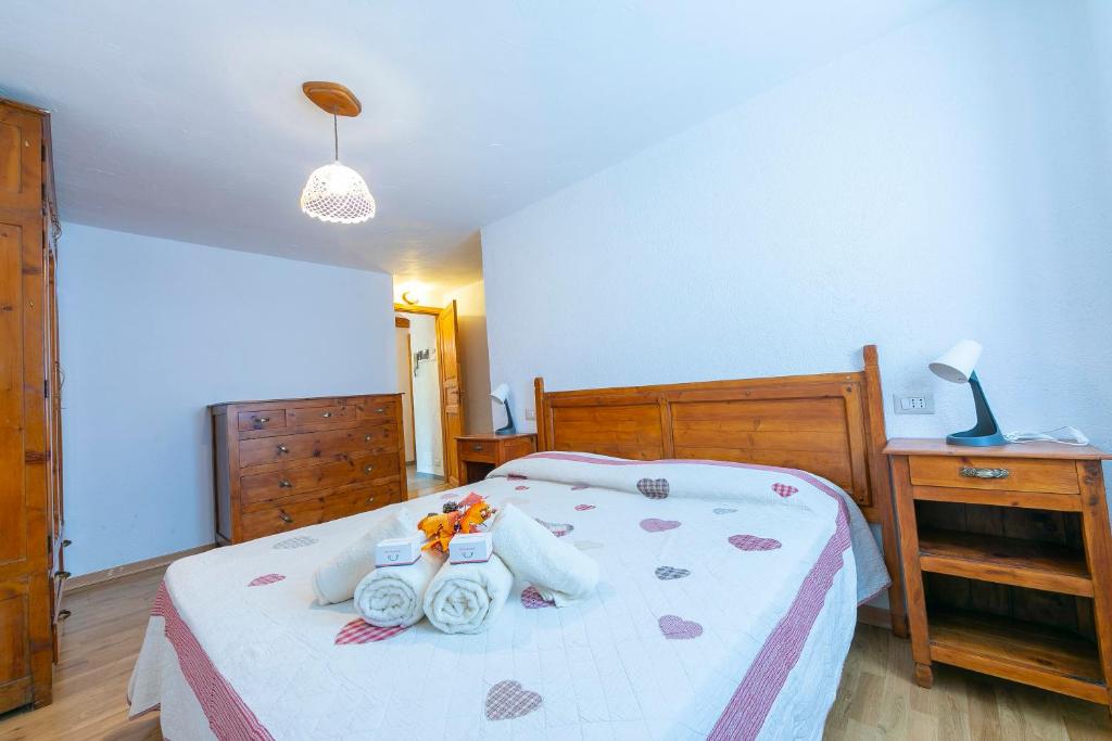 Posteľ alebo postele v izbe v ubytovaní Miramonti 21 Ski In - Ski Out - Happy Rentals