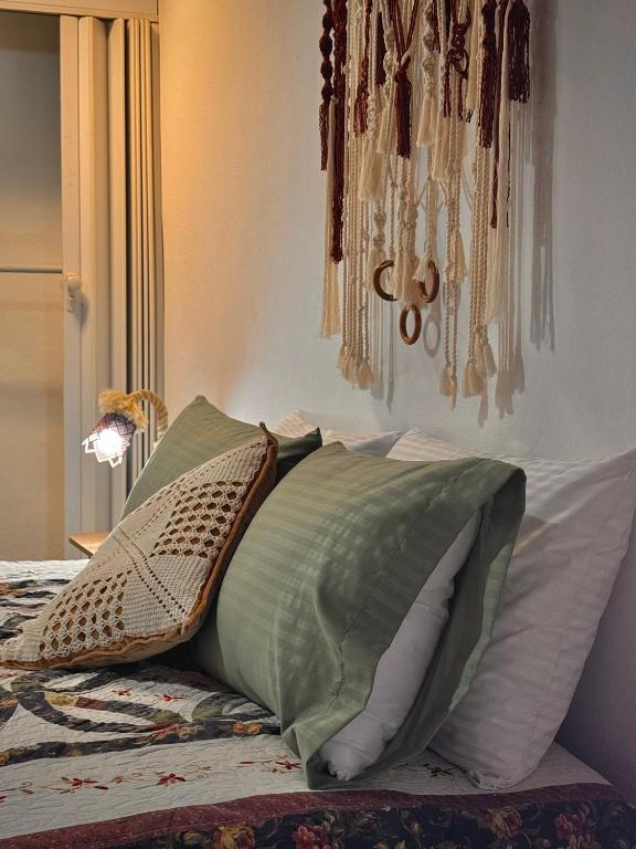 Postel nebo postele na pokoji v ubytování Casa Amaru