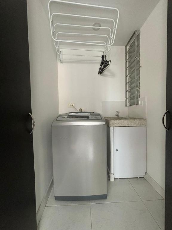 Kuchyň nebo kuchyňský kout v ubytování Apartamento de descanso Peñalisa Ricaurte