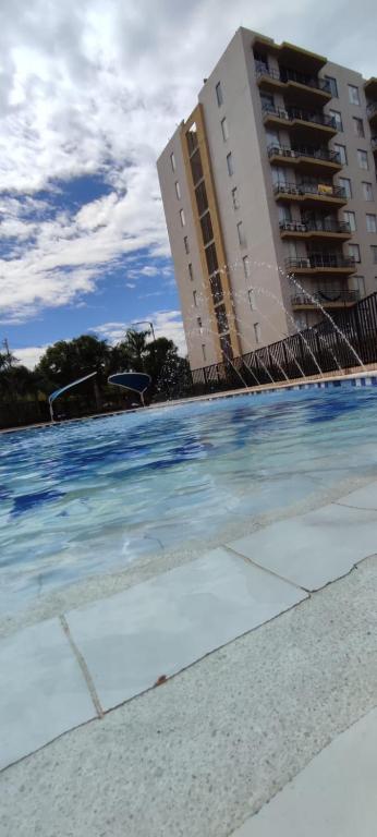 Bazén v ubytování Apartamento de descanso Peñalisa Ricaurte nebo v jeho okolí