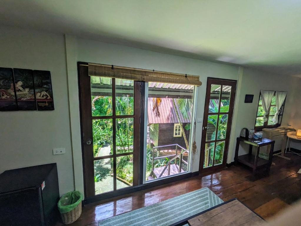 Posezení v ubytování Vanara Bungalows