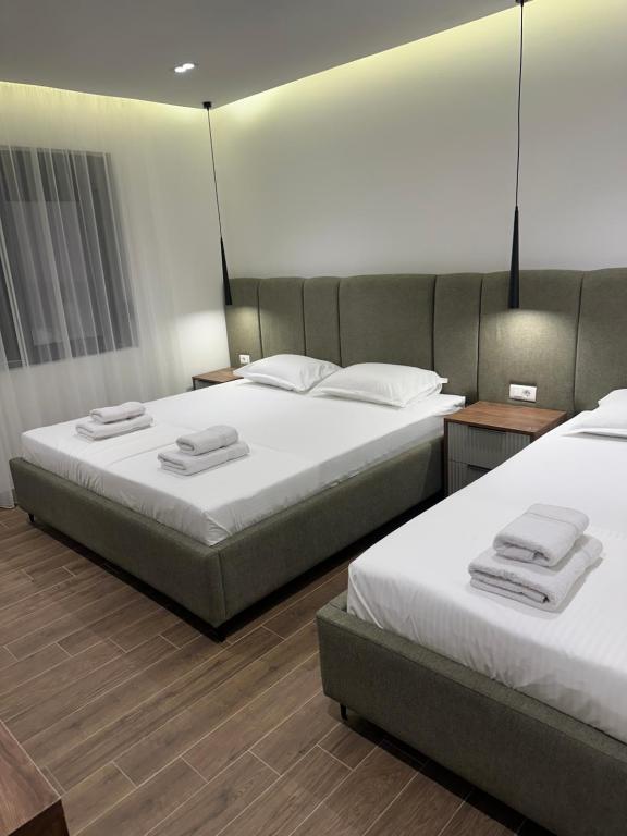 Postel nebo postele na pokoji v ubytování Villa Marmo