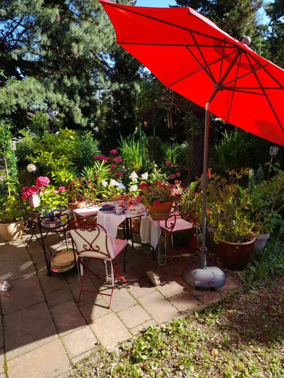 Zahrada ubytování B&B am Park