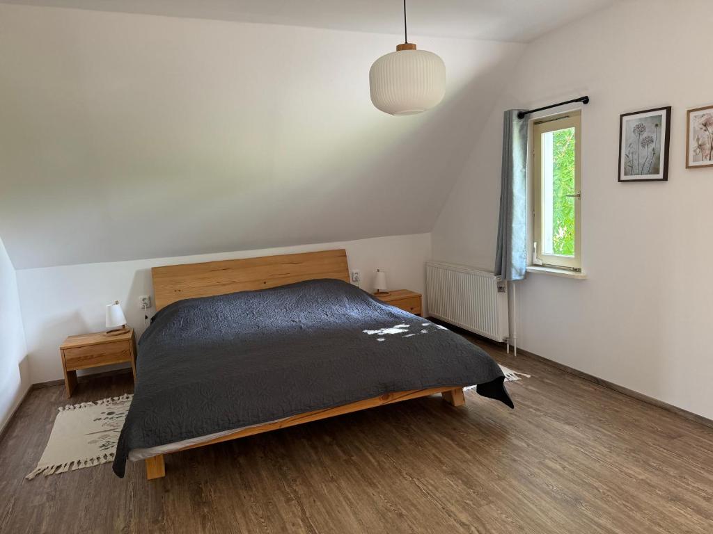 Postel nebo postele na pokoji v ubytování CampHouse