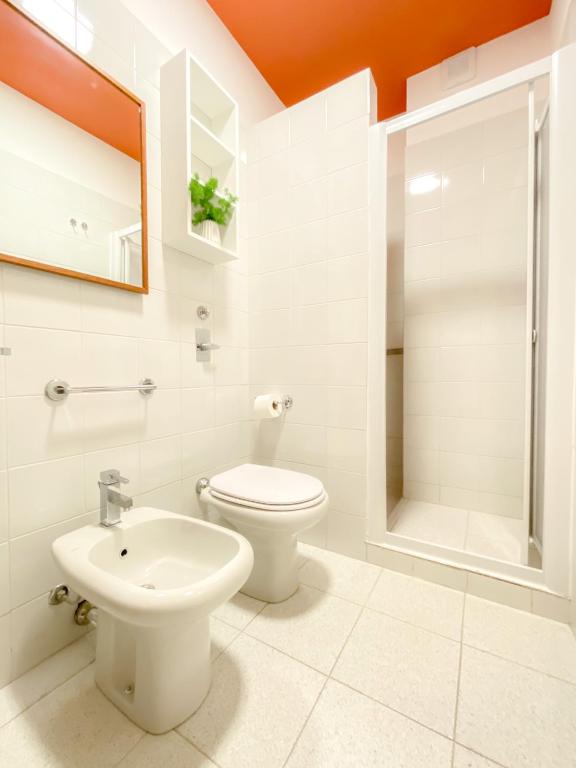 Koupelna v ubytování RRRapido Hotel
