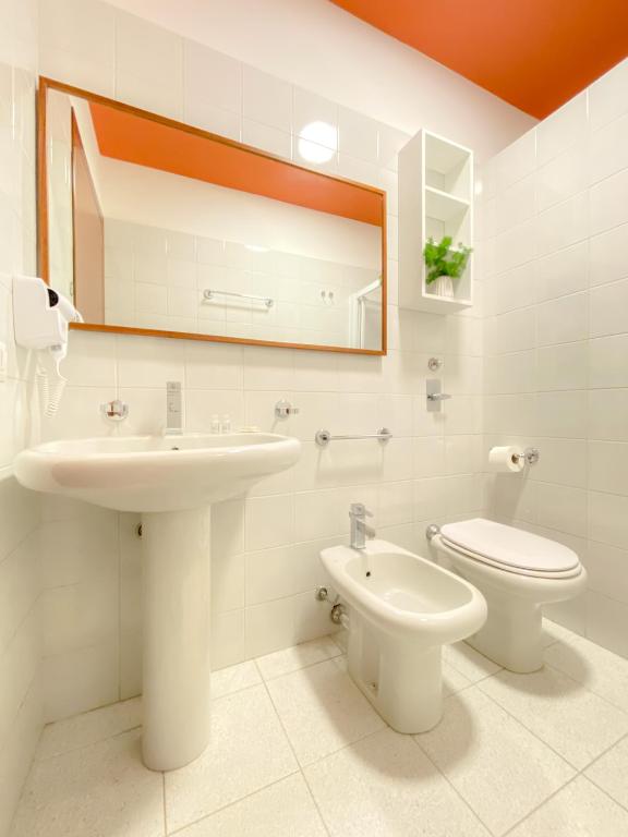 Koupelna v ubytování RRRapido Hotel