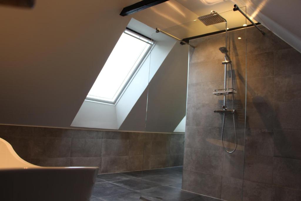 Koupelna v ubytování Bjerred B&B
