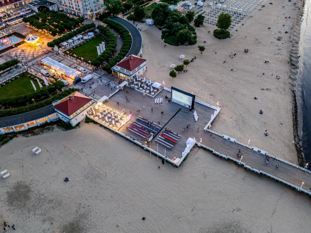SeaSide Sopot - butikowe noclegi przy plaży с высоты птичьего полета
