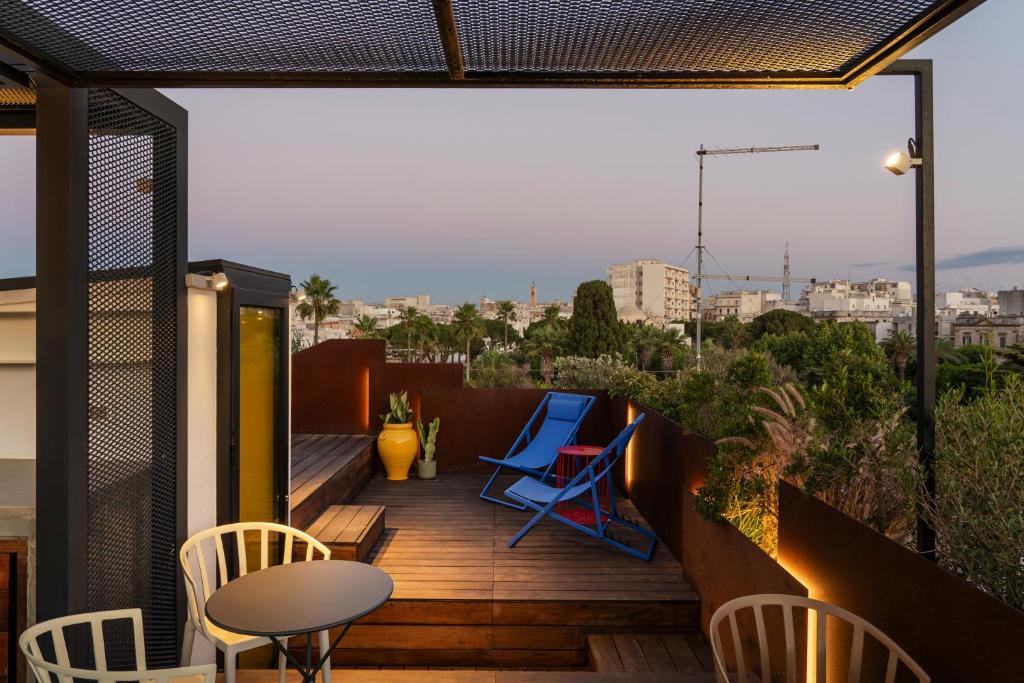 Posezení v ubytování Palazzo Biancofiore, suites & rooftop