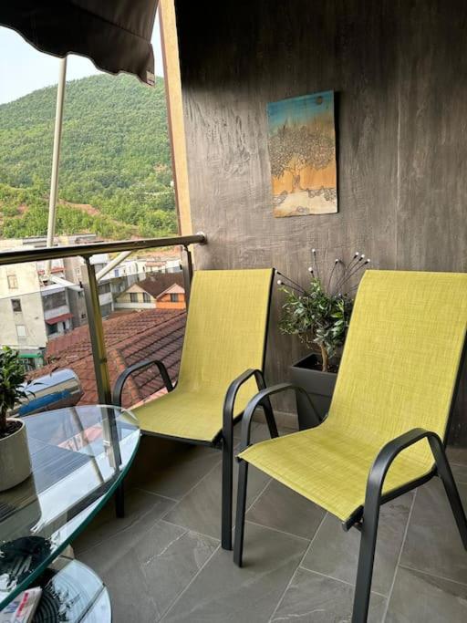 Nespecifikovaný výhled na hory nebo výhled na hory při pohledu z apartmánu