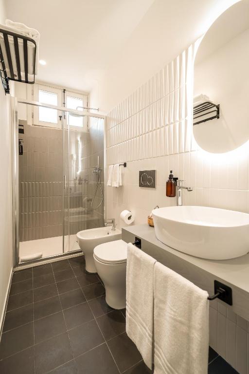 Koupelna v ubytování Archimede Vacanze B&B