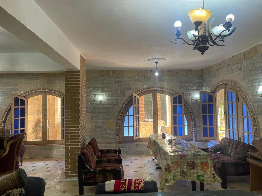Setusvæði á فيلا عائلات فقط Families only - سيدى كرير Sidi Krir - خارج القرى السياحية Outside tourist villages- حديقة خاصة مستقله ومسبح خاص مشترك Private Garden-Shared Pool