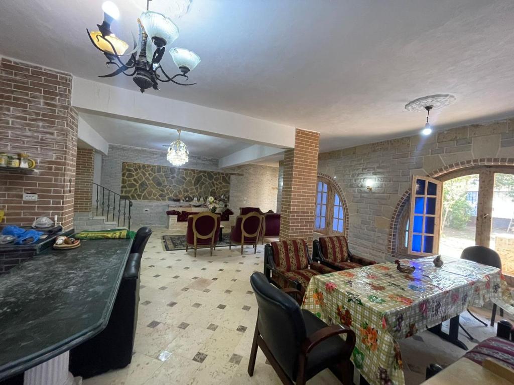 Setusvæði á فيلا عائلات فقط Families only - سيدى كرير Sidi Krir - خارج القرى السياحية Outside tourist villages- حديقة خاصة مستقله ومسبح خاص مشترك Private Garden-Shared Pool