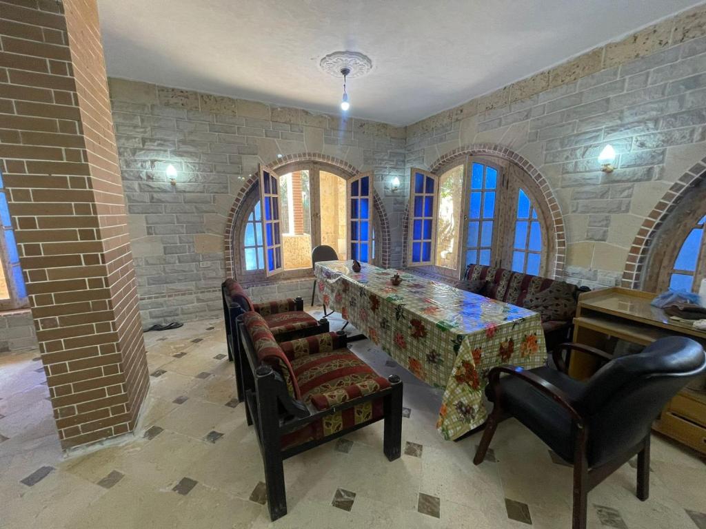 Setusvæði á فيلا عائلات فقط Families only - سيدى كرير Sidi Krir - خارج القرى السياحية Outside tourist villages- حديقة خاصة مستقله ومسبح خاص مشترك Private Garden-Shared Pool
