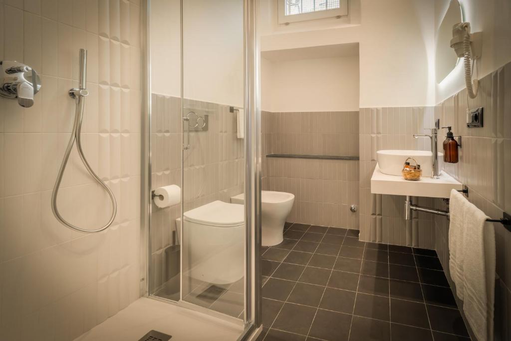 Koupelna v ubytování Archimede Vacanze B&B