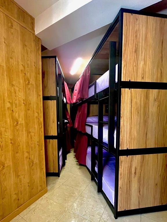 Un ou plusieurs lits dans un hébergement de l'établissement Hostel Vida Verde