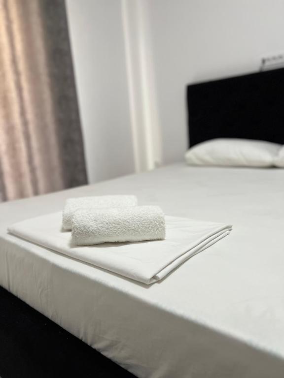 Postel nebo postele na pokoji v ubytování Apartments Drini