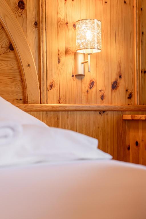 Postel nebo postele na pokoji v ubytování Hotel Berghof