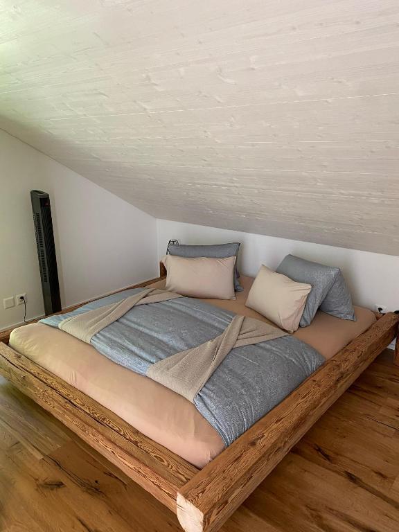 Postel nebo postele na pokoji v ubytování LABEA-Stay - idyllisch I romantisch I View I Natur