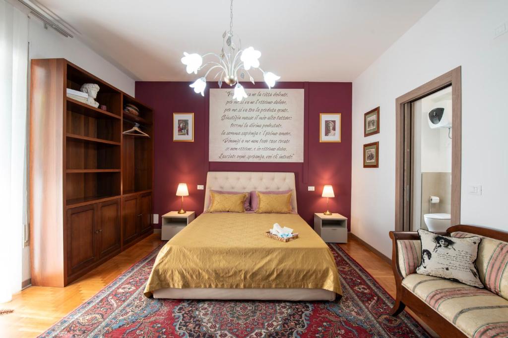 Postel nebo postele na pokoji v ubytování B&B Dante