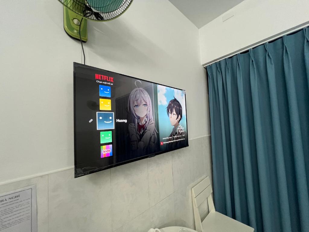 TV a/nebo společenská místnost v ubytování Bin Hom Motel