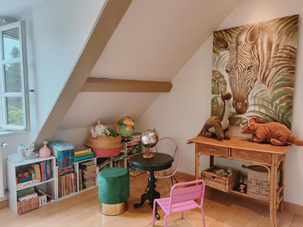 Fotografie z fotogalerie ubytování Suite familiale "Le Logis des Ptits Lynx" v destinaci Montain