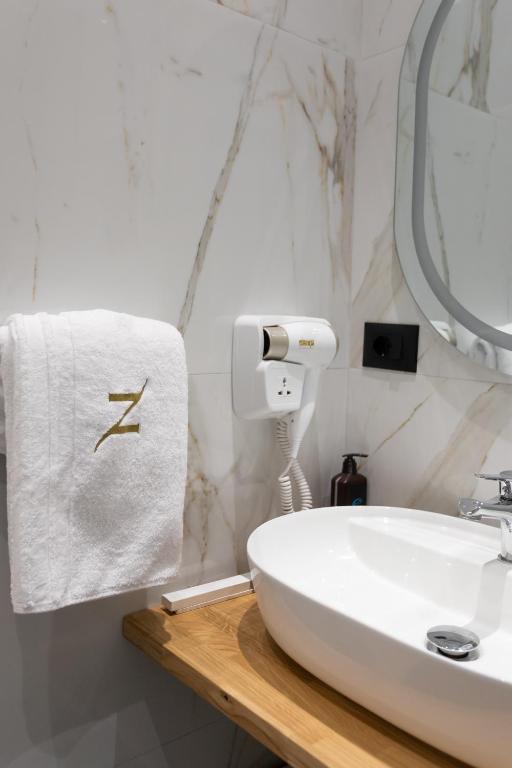 Koupelna v ubytování Nayel Hotel