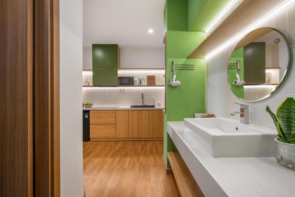 Koupelna v ubytování Q Apartment Da Nang