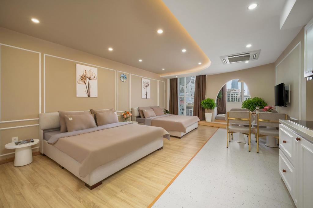 Posezení v ubytování Q Apartment Da Nang