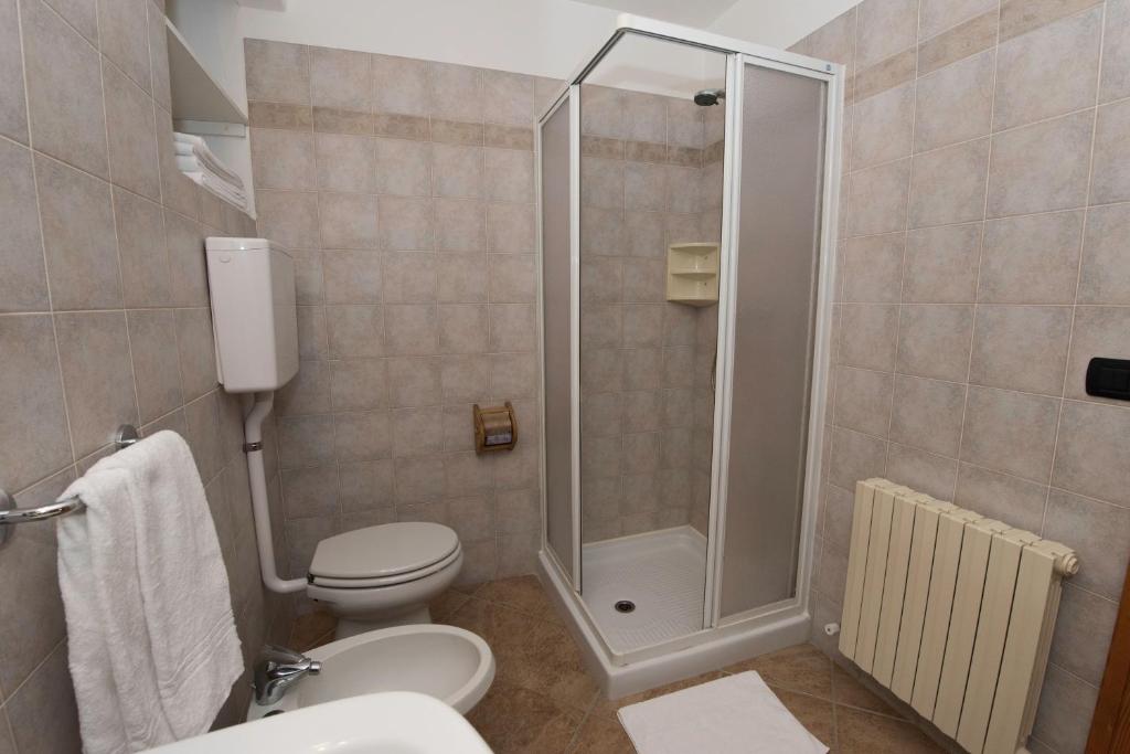 Koupelna v ubytování Appartamento Levanto