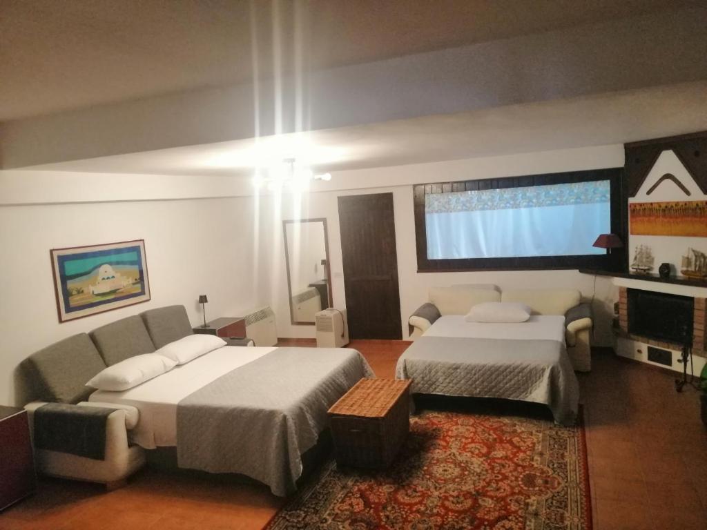 Postel nebo postele na pokoji v ubytování Marlene
