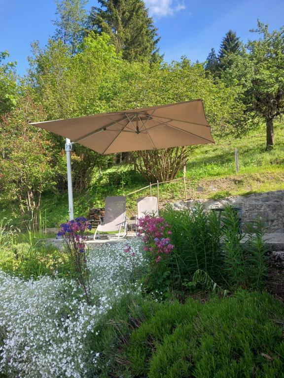 Zahrada ubytování Les Fleurettes
