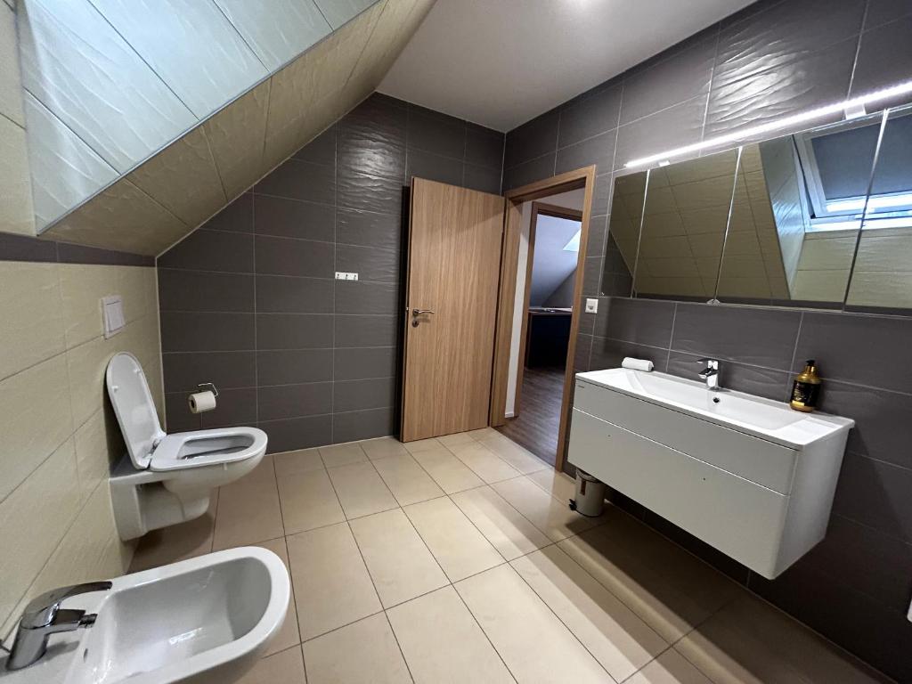 Koupelna v ubytování Modern Appartement