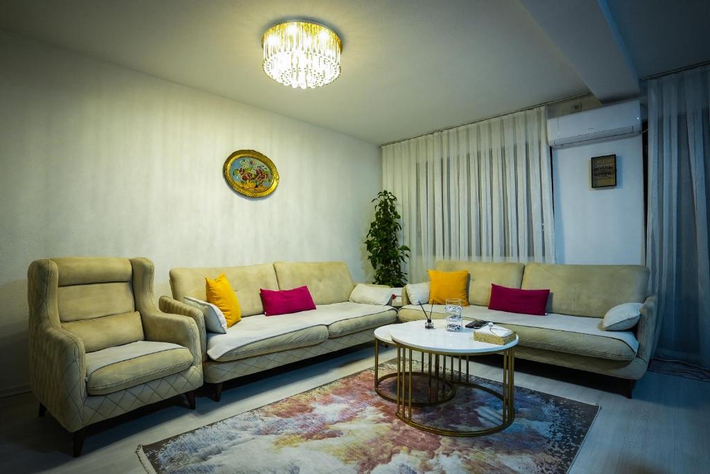 Posezení v ubytování Prishtina Guests