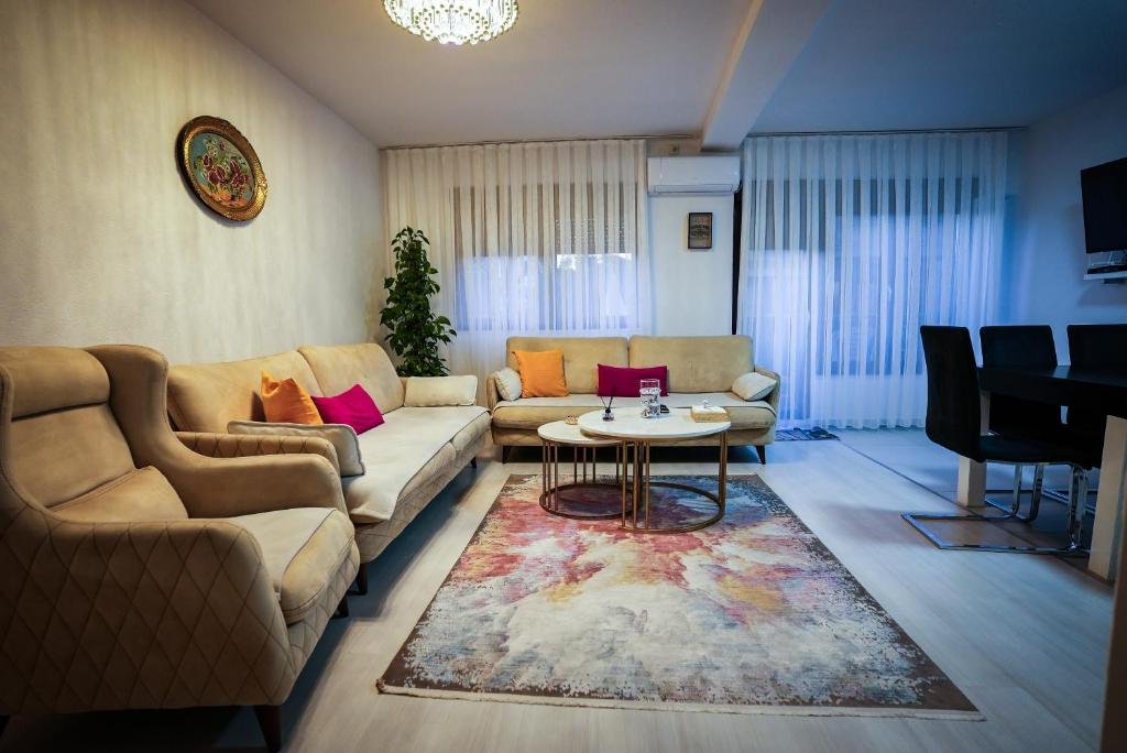 Posezení v ubytování Prishtina Guests