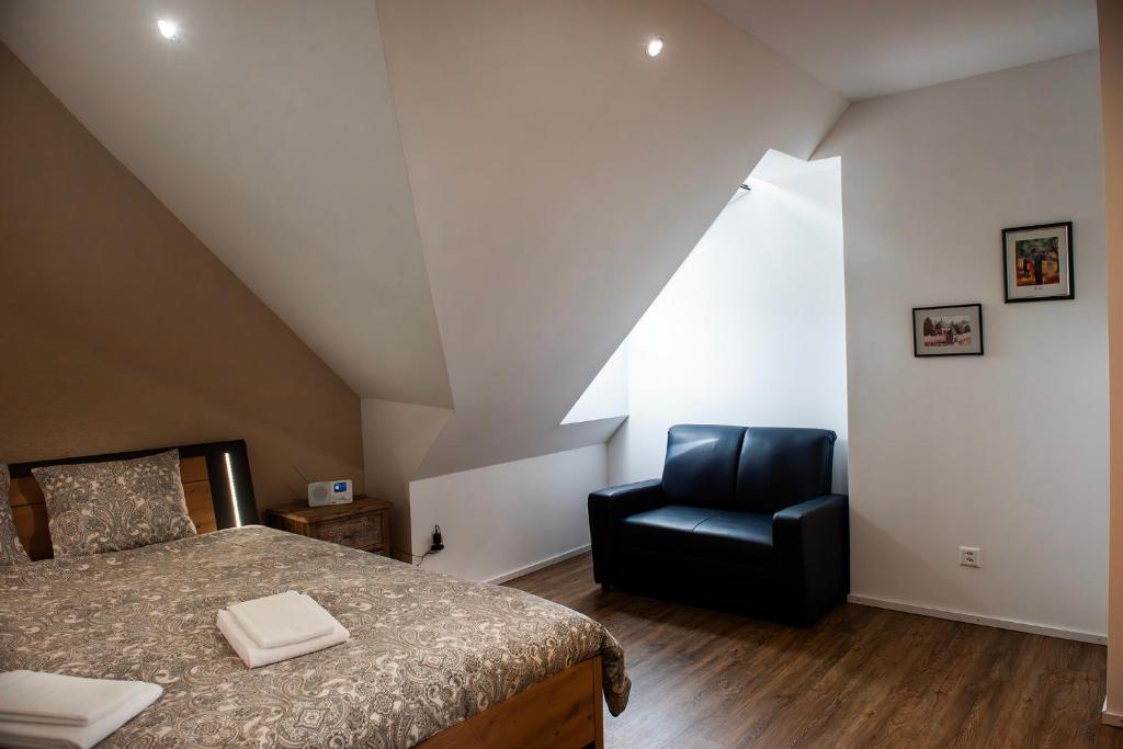 Postel nebo postele na pokoji v ubytování Modern Appartement