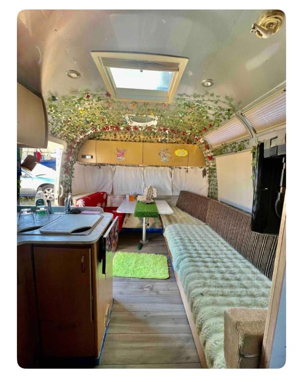 Posezení v ubytování Airstream Get Away!