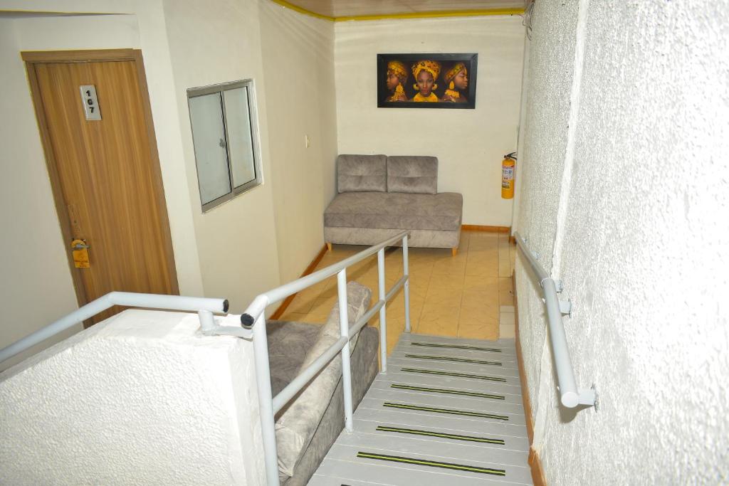 Postel nebo postele na pokoji v ubytování Hotel Flamante Bulevar