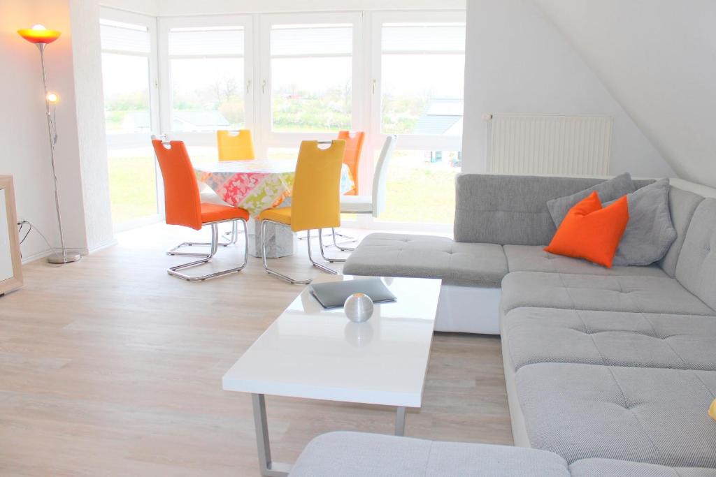 Χώρος καθιστικού στο "Gästehaus Siebrecht" - Whg 4