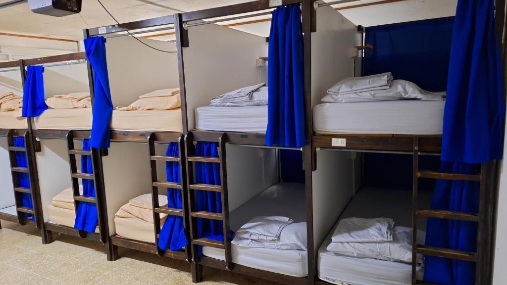 Palanda nebo palandy na pokoji v ubytování Carolina Hostel
