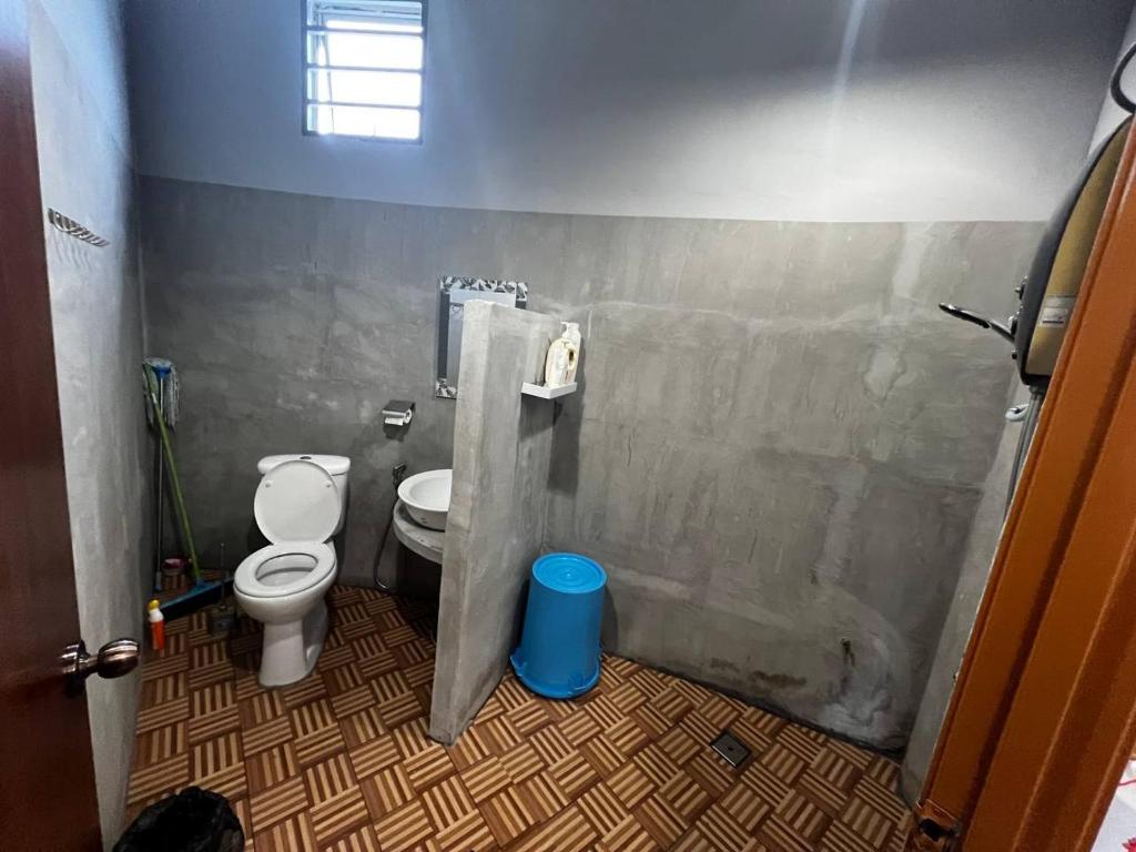 Koupelna v ubytování Hakka Villa 客家土楼