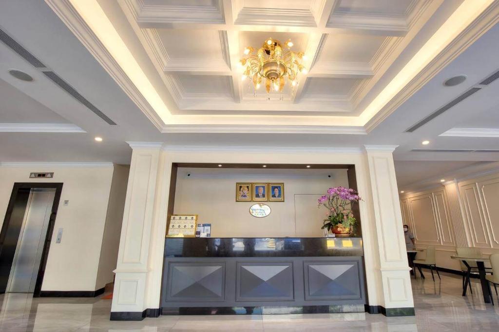 Vstupní hala nebo recepce v ubytování Le President Hotel