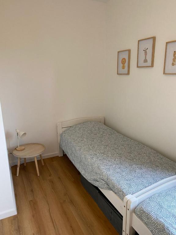 Postel nebo postele na pokoji v ubytování Luxe appartement in Zuid Karinthië