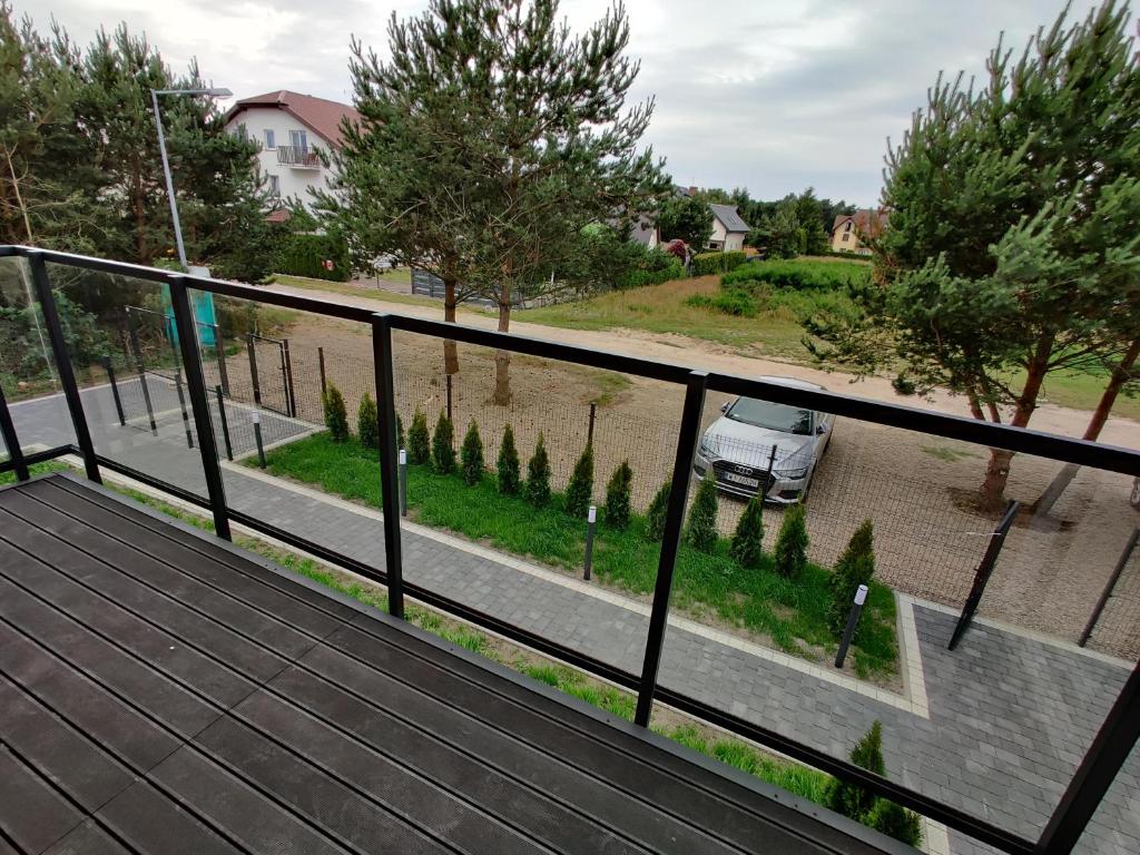 Vonkajšia záhrada v ubytovaní Ostrowo Plaza